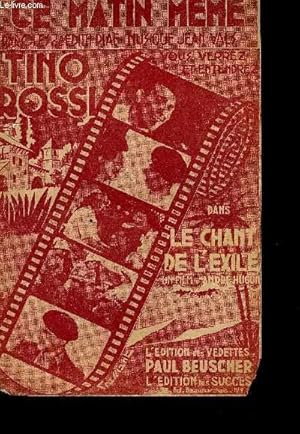 Seller image for CE MATIN MME valse chante du film "Le chant de l'xil" PARTITION POUR LE CHANT for sale by Le-Livre