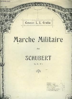 Bild des Verkufers fr MARCHE MILITAIRE OP.51-N1 zum Verkauf von Le-Livre