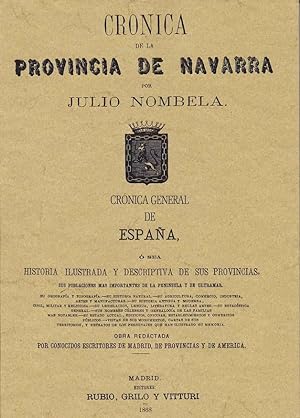 CRONICA DE LA PROVINCIA DE NAVARRA