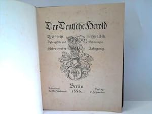 Zeitschrift für Heraldik, Sphragistik und Genealogie. 17. Jahrgang