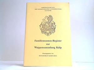 Familiennamen-Register zur Wappensammlung Külp