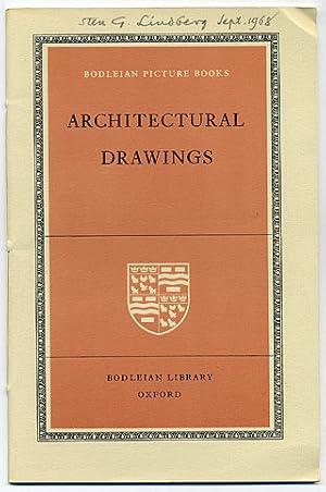 Bild des Verkufers fr Architectural drawings in the Bodleian library. zum Verkauf von Mats Rehnstrm Rare Books SVAF, ILAB