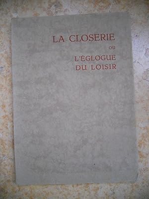 Image du vendeur pour La closerie - ou - L'eglogue du loisir - Bois de Pierre Gusman mis en vente par Frederic Delbos