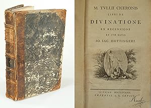 Bild des Verkufers fr Libri de divinatione ex recensione. zum Verkauf von Antiquariat Dorner
