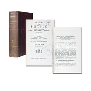 Immagine del venditore per Welche Zge der Lichtquantenhypothese spielen in der Theorie der Wrmestrahlung eine wesentliche Rolle? SS. 91-118. In: Annalen der Physik. Folge 4. Band 36. venduto da Antiquariat Gerhard Gruber