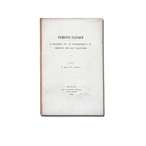 Immagine del venditore per Enumeratio plantarum in regionibus cis- et transiliensibus a cl. Semenovio. Anno 1857 collectarum. venduto da Antiquariat Gerhard Gruber