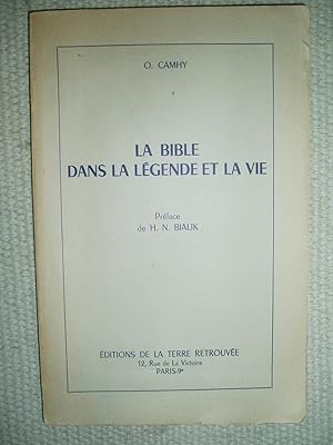 La Bible dans la légende et la vie