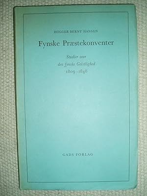 Seller image for Fynske praestekonventer : studier over den fynske geistlighed, 1809-1848 for sale by Expatriate Bookshop of Denmark