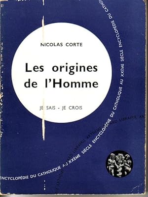Imagen del vendedor de LES ORIGINES DE L'HOMME a la venta por Librairie l'Aspidistra