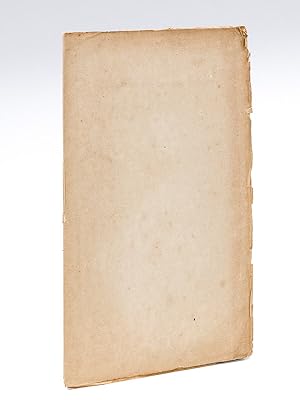 Seller image for Sur quelques dents de formes singulires provenant des faluns de Saucats (Gironde) - Eclaircissements sur une mchoire fossile provenant du Pliocne toscan de Volterrano, attribue par M. Roberto Lawley au genre Sphoerodus - Nouvelle preuve  l'appui de la Thorie de la Filiation et de la Transformation des Espces [ Evocation des faluns de Bazas ]. for sale by Librairie du Cardinal