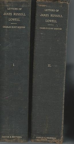 Image du vendeur pour Letters of James Russell Lowell (2 volumes) mis en vente par Dorley House Books, Inc.