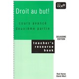 Bild des Verkufers fr Droit au But!: Teacher's Resource Book zum Verkauf von Modernes Antiquariat an der Kyll