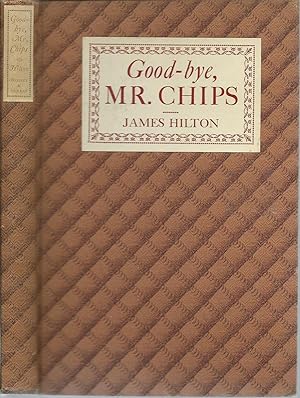 Image du vendeur pour Good-bye, Mr. Chips mis en vente par Turn-The-Page Books