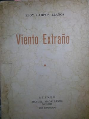 Imagen del vendedor de Viento extrao. Prlogo de Guillermo Sanhueza a la venta por Librera Monte Sarmiento