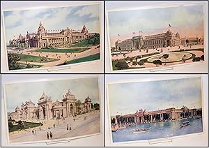 [Group of eight color prints from the San Francisco Call illustrating buildings at the 1904 World...