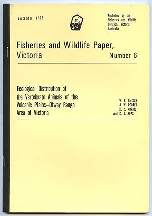 Imagen del vendedor de Ecological distribution of the vertebrate animals of the volcanic plains - Otway Range area of Victoria. a la venta por Lost and Found Books