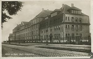 Bonn am Rhein. Staatl. Polizeischule. Um 1930. Unbeschrieben. Ungelaufen. Vorder- u. Rückseite fl...
