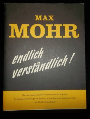 Bild des Verkufers fr Max Mohr : endlich verstndlich ; Museum fr Moderne Kunst, Frankfurt am Main, 1992 zum Verkauf von ANTIQUARIAT Franke BRUDDENBOOKS