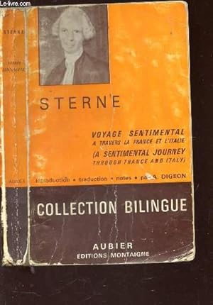 Seller image for VOYAGE SENTIMENTAL A TRAVERS LA FRANCE ET L'ITALIE - collection bilingue for sale by Le-Livre