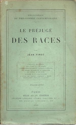 LE PRÉJUGÉ DES RACES