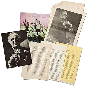 Seller image for Archive of Writings on Benny Goodman for sale by Between the Covers-Rare Books, Inc. ABAA