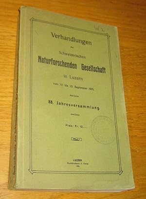 Verhandlungen der Schweizerischen Naturforschenden Gesellschaft in Luzern vom 10. bis 13. Septemb...