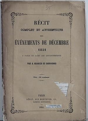 Récit des évènements arrivés au temple, depuis le 13 août 1792 jusqu'a la mort de Dauphin Louis X...