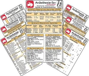 Immagine del venditore per Ansthesie Karten-Set -professional- ( 7er-Set ) - Medizinische Taschen-Karte venduto da BuchWeltWeit Ludwig Meier e.K.