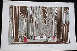 Vue d'optique - L'Intérieur de l'Abbaye de Westminster