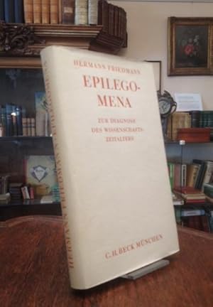 Seller image for Epilegomena : Zur Diagnose des Wissenschafts-Zeitalters. for sale by Antiquariat an der Stiftskirche