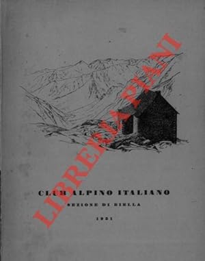 Bild des Verkufers fr Club Alpino Italiano Sezione di Biella. 1951. zum Verkauf von Libreria Piani
