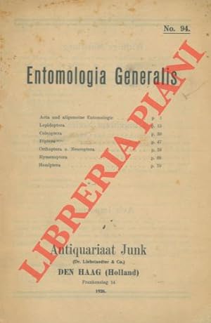 Entomologia generalis.