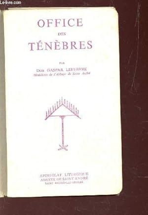 Imagen del vendedor de OFFICE DES TENEBRES a la venta por Le-Livre