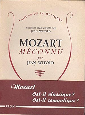 Seller image for Mozart mconnu, par Jean Witold for sale by JLG_livres anciens et modernes