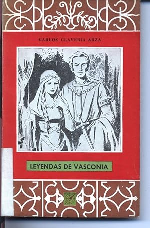 Imagen del vendedor de Leyendas de Vasconia. a la venta por Antiquariat Bookfarm