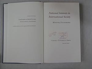 Imagen del vendedor de National Interests in International Society. a la venta por Antiquariat Bookfarm