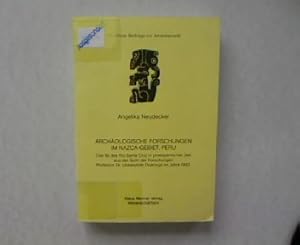 Seller image for Archologische Forschungen im Nazca-Gebiet, Peru. Das Tal des Rio Santa Cruz in praespanischer Zeit aus der Sicht der Forschungen Professor Dr. Ubbelohde-Doerings im Jahre 1932. Inaugural-Dissertation zur Erlangung des Doktorgrades der Philosophie an der Ludwig-Maximilians-Universitt zu Mnchen. Mncher Beitrge zur Amerikanistik Band 3. for sale by Antiquariat Bookfarm