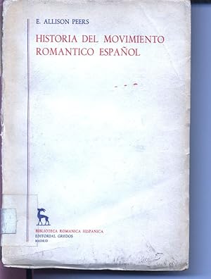 Bild des Verkufers fr Historia del movimiento romantico Espanol. Tomo primero. zum Verkauf von Antiquariat Bookfarm