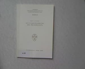 Seller image for Die Europisierung des Privatrechts. 37. Vorlesung der Aeneas-Silvius-Stiftung in der Universitt Basel. for sale by Antiquariat Bookfarm