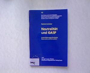 Imagen del vendedor de Neutralitt und GASP: Erste Erfahrungen Finnlands, sterreichs und Schwedens. Swiss Papers on European Integration 11/ Schweizer Schriften zur europischen Integration/ Cahiers suisses de l intgration europenne/ Quaderni svizzeri d integratione europea a la venta por Antiquariat Bookfarm