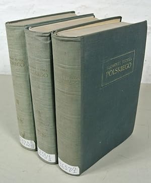 Imagen del vendedor de Slownik Jezyka Polskiego (Dictionary of Polnish Language), 3 Volumes: Vol. 1: A-C (1958), Vol. 2: D-G (1960) and Vol. 3: H-K (1961). Polska Akademia Nauk. a la venta por Antiquariat Bookfarm