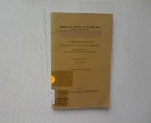 Imagen del vendedor de Feudum - Jugend eines Wortes. Sprachstudie zur Rechtsgeschichte. Schriften der Akademie fr Deutsches Recht Gruppe Rechtsgeschichte. Forschungen zum deutschen Recht Band III Heft 2 Feudum. a la venta por Antiquariat Bookfarm