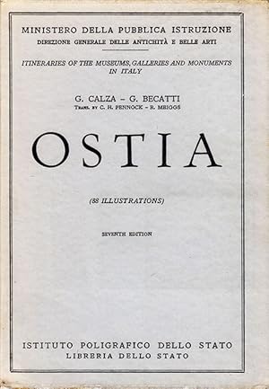 Image du vendeur pour Ostia (Itineraries of the Museums, Galleries and Monuments of Italy Series, N. 1) mis en vente par Diatrope Books