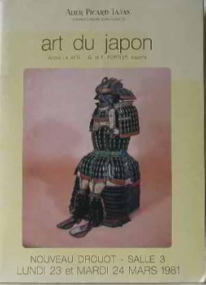 Seller image for Art du japon objets d'art du japon nouveau drouot salle 3 lundi 23 et mardi 24 mars 1981 for sale by crealivres