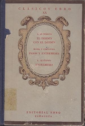 Imagen del vendedor de EL DESDN CON EL DESDN; PASOS Y ENTREMESES; ENTREMESES a la venta por Librera Vobiscum