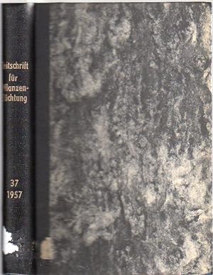 Bild des Verkufers fr Zeitschrift fr Pflanzenzchtung. Band 37 (Siebenunddreiigster Band), 1957. Komplett in 4 Heften. zum Verkauf von Antiquariat Carl Wegner