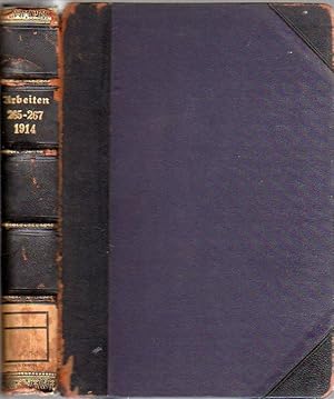 Bild des Verk�ufers f�r Hauptpr�fung von Kartoffellegern, Kartoffelerntern und Getreidetrocknern - Vorpr�fung neuer Ger�te - Einzelpr�fungen aus dem Jahre 1913. (= Arbeiten der Deutschen Landwirtschafts-Gesellschaft, Heft 265) // Mendelismus und Bastardz�chtung der landwirtschaftlichen Kulturpflanzen. (=Arbeiten der Deutschen Landwirtschafts-Gesellschaft, Heft 266) // Berichte �ber Sortenversuche - Teil II: Wintersaaten - Winterroggen, Dickkopf- und sonstige Winterweizen. (=Arbeiten der Deutschen Landwirtschafts-Gesellschaft, Heft 267) zum Verkauf von Antiquariat Carl Wegner