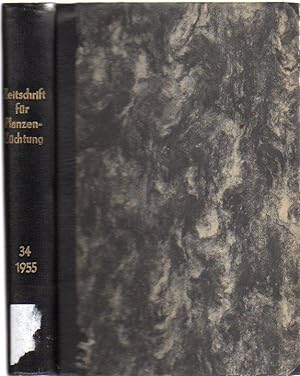 Bild des Verkufers fr Zeitschrift fr Pflanzenzchtung. Band 34 (Vierunddreiigster Band), 1955. Komplett in 4 Heften. zum Verkauf von Antiquariat Carl Wegner