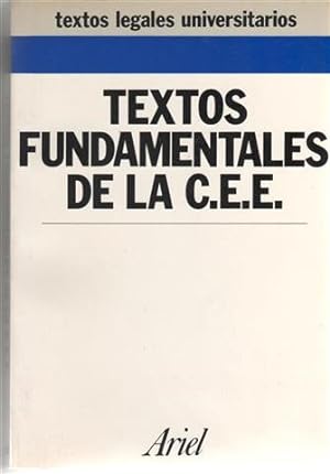 Textos fundamentales de la CEE