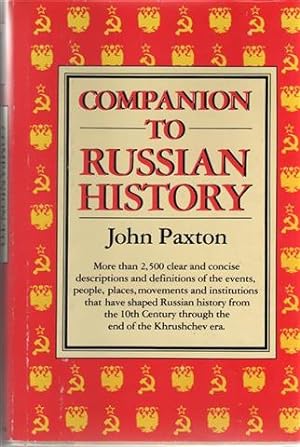 Imagen del vendedor de Companion to Russian History a la venta por Librería Torres-Espinosa